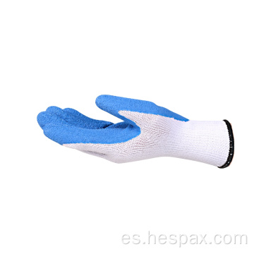 Guantes mecánicos anti-deslizamiento recubiertos de látex hespax látex